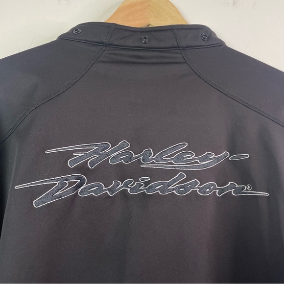 Harley Davidson Women's Mid Layer Soft Shell Motorcycle Riding Jacket Size 2XL - Picture 7 of 16